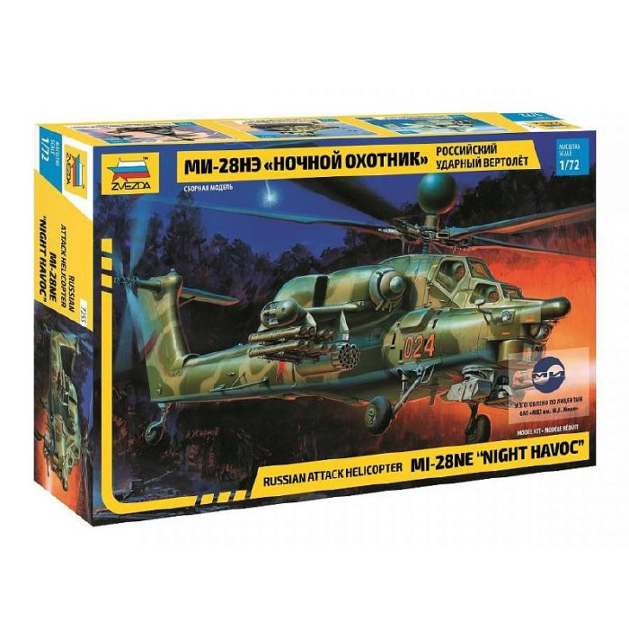 Zvezda Zvezda MIL Mi-28N Night Havoc 1:72 makett helikopter(7255)