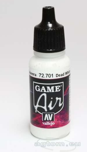 Vallejo Game Air - Dead White Fehér