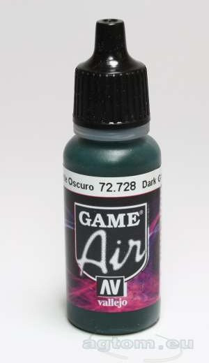 Vallejo Game Air - Dark Green Zöld