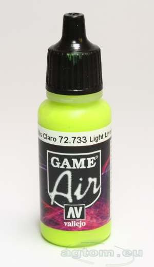 Vallejo Game Air - Light Livery Green Zöld