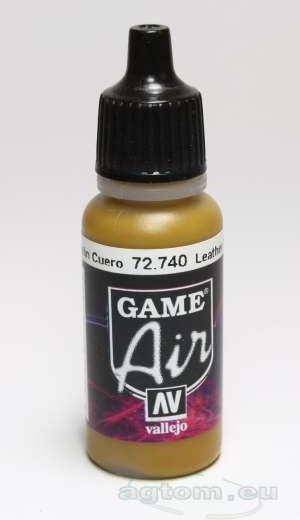 Vallejo Game Air - Leather Brown Barna (bronz/réz)