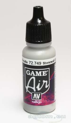 Vallejo Game Air - Stonewall Grey Szürke (acél/ezüst)