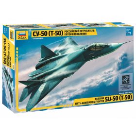 Zvezda Zvezda Sukhoi T-50 1:72 makett repülő (7275)