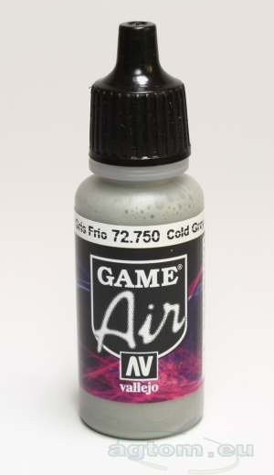 Vallejo Game Air - Cold Grey Szürke (acél/ezüst)