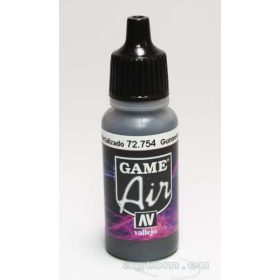 Vallejo Game Air - Gunmetal Szürke (acél/ezüst)