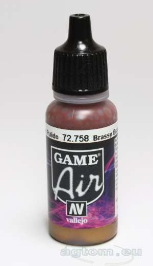 Vallejo Game Air - Brassy Brass Barna (bronz/réz)