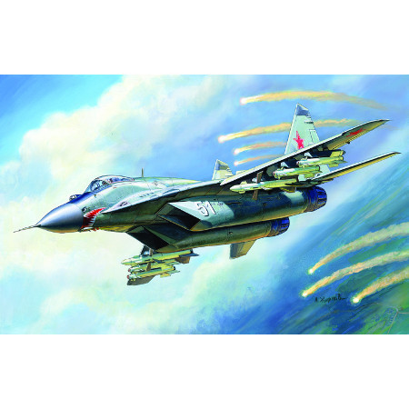 Zvezda Zvezda MiG-29C 1:72 makett repülő (7278)
