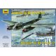Zvezda Zvezda Junkers Ju-88 A-17/A-5 1:72 makett repülő (7284)