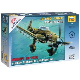 Zvezda Zvezda Ju-87B Stuka 1:72 makett repülő (7306)