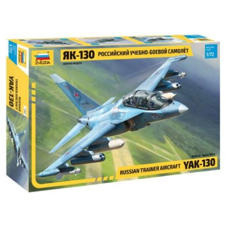 Zvezda YAK 130 1:72 makett repülő (7307)
