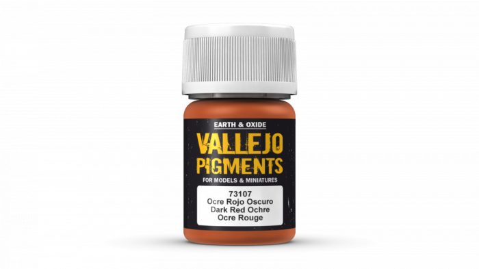 Vallejo 73107 Pigments - Dark Red Ochre 
