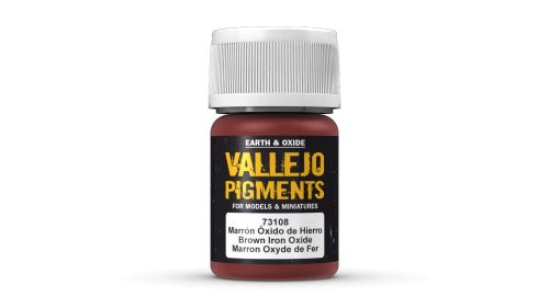 Vallejo 73108 Brown Iron Oxide Pigment