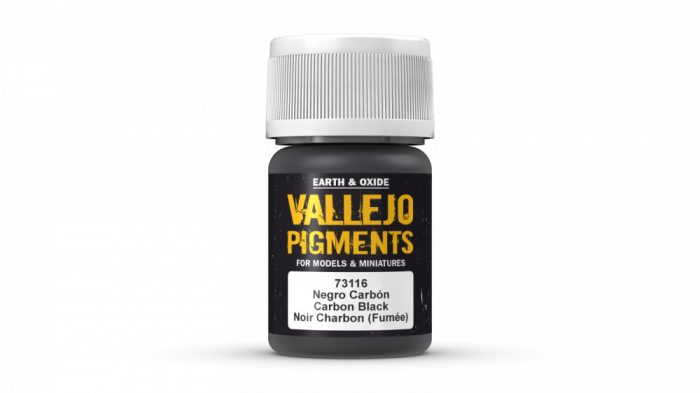 Vallejo 73116 Pigments - Carbon Black (Smoke Black) 