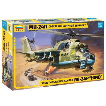Zvezda Zvezda MIL-24P makett 1:72 makett helikopter (7315)