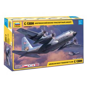 Zvezda Zvezda C-130 H Hercules 1:72 makett repülő (7321)