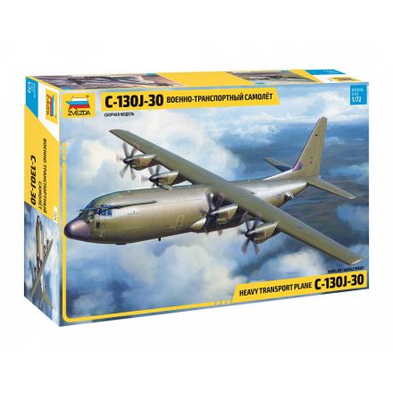 Zvezda C-130 J-30 1:72 makett repülő (7324)