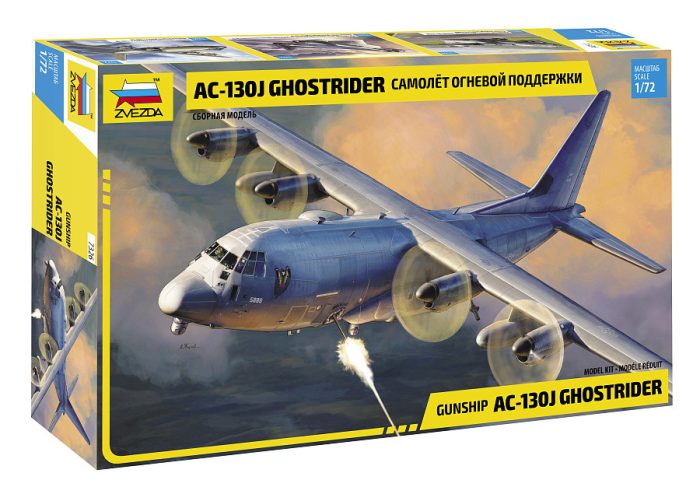 Zvezda Zvezda AC-130J Gunship Ghostrider 1:72 makett repülő (7326)