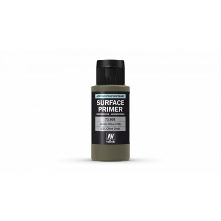 Vallejo 73608 Surface Primer - U.S. Olive Drab 60 ml.