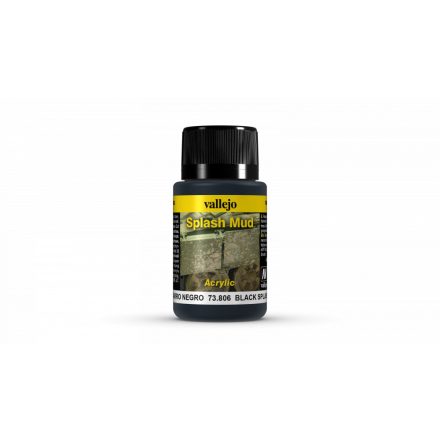 Vallejo 73806 Weathering Effects - Black Splash Mud