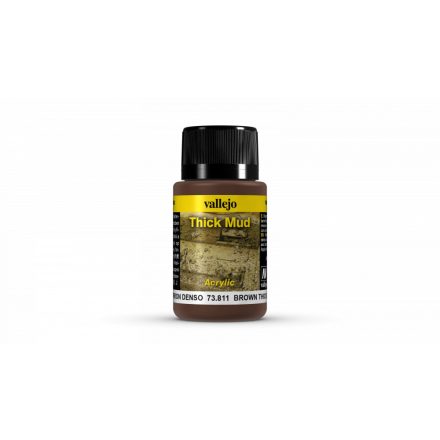 Vallejo 73811 Weathering Effects - Brown Thick Mud