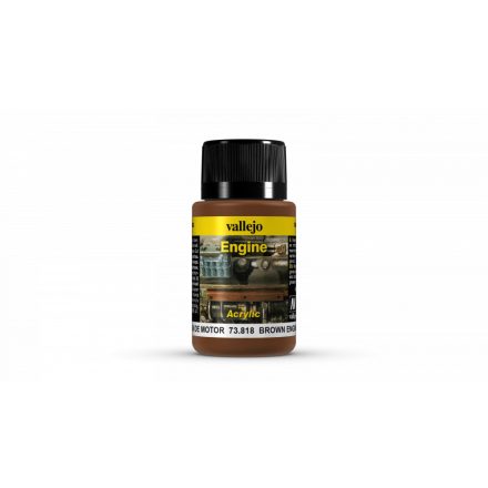 Vallejo 73818 Weathering Effects - Brown Engine Soot