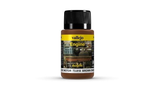 Vallejo Brown Engine Soot Weathering Effect 73818