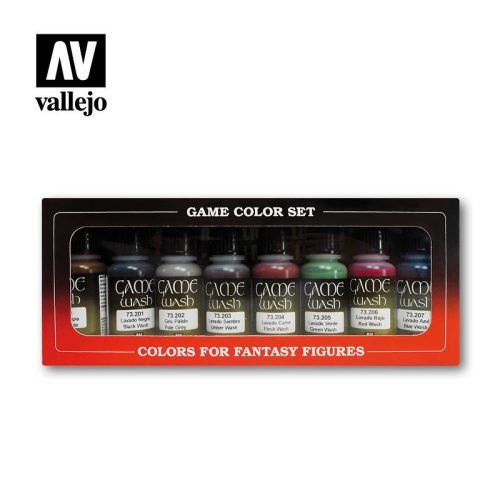 Vallejo Game Color Wash set 73998
