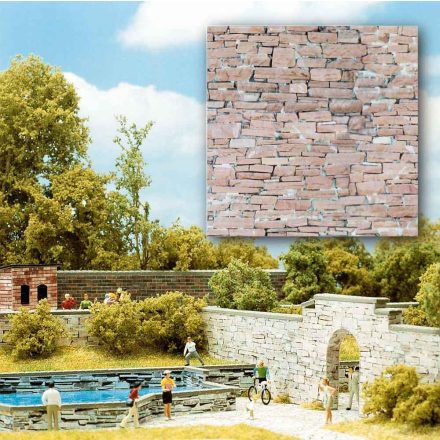 Busch Dekorlap: homokkő (2 db) 210x148 mm (7423)