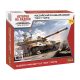 Zvezda Zvezda T-90 MS Russian main battle tank 1:100 makett harcjármű (7434)