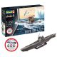 Revell Revell Starter Kit German Submarine Type VII C/41 (75154) 1:350 makett tengeralattjáró