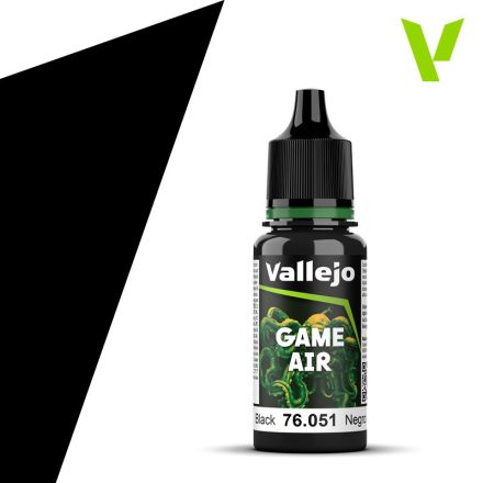 Vallejo Game Air Black akrilfesték 76051