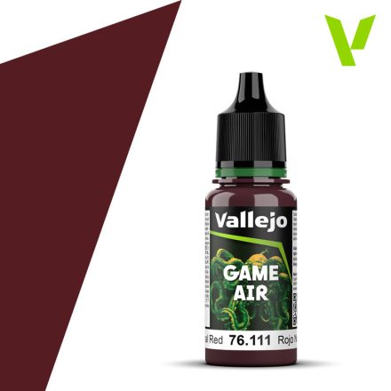 Vallejo Game Air Nocturnal Red akrilfesték 76111
