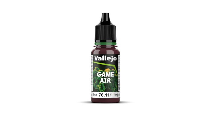 Vallejo Game Air - Nocturnal Red 18 ml Vörös