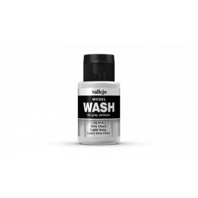   Vallejo 76515 Model Wash - Light Grey Wash 35 ml. Szürke (acél/ezüst)