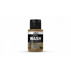 Vallejo 76520 Model Wash - Dark Khaki Green 35 ml. Zöld