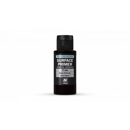Vallejo 77660 Surface Primer - Gloss Black Primer 32 ml.