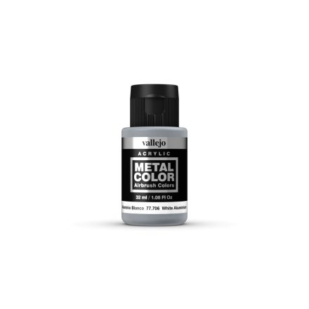 Vallejo Metal Color White Aluminium festék 32 ml 77706
