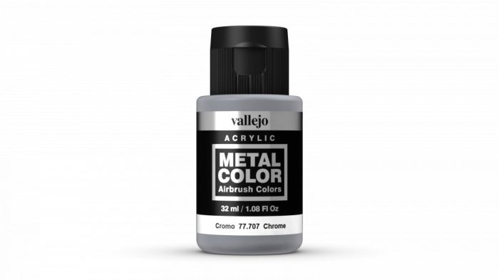 Vallejo 77707 Metal Color - Chrome Szürke (acél/ezüst), Fémes