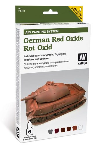 Vallejo German Red Oxide AFV painting szett 78411