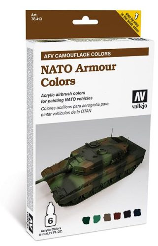 Vallejo NATO Armour Colors AFV painting set 78413