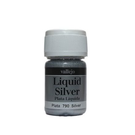 Vallejo Liquid Silver fémpigmentes alkoholbázisú festék vallejo 790