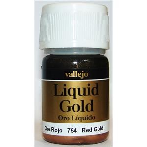 Vallejo Liquid Gold Red Gold fémpigmentes akholbázisú festék vallejo 794