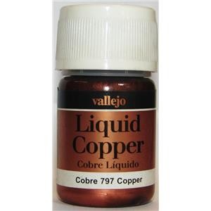 Vallejo Liquid Copper fémpigmentes alkoholbázisú festék vallejo 797