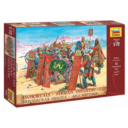 Zvezda Persian Infantry Imortals (i.e. V-IV. sz.) 1:72 makett figura (8006)