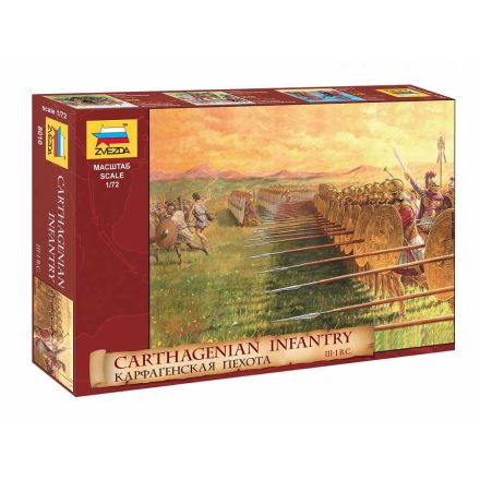 Zvezda Carthaginian Infantry 1:72 (8010) makett figura