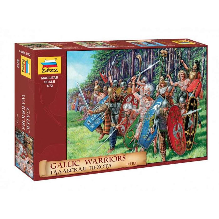 Zvezda Zvezda Gallic Infantry makett figura 1:72 (8012)