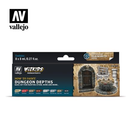 Vallejo 80251 Wizkids - Dungeon Dephts Paint set