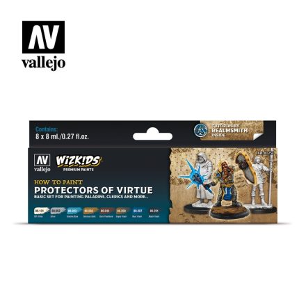 Vallejo 80252 Wizkids - Protectors of Virtue Paint set