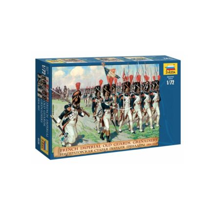 Zvezda F.Emperors Old Guards (1805-15) makett figura 1:72 (8030)