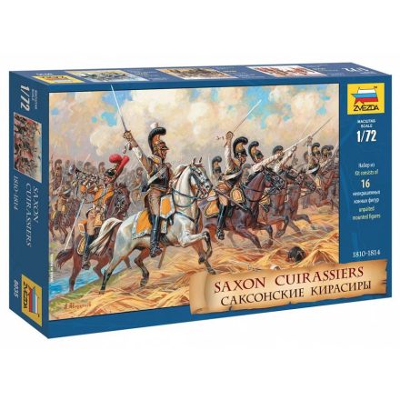 Zvezda Saxon Cuirassiers 1810-1814 makett figura (8035)